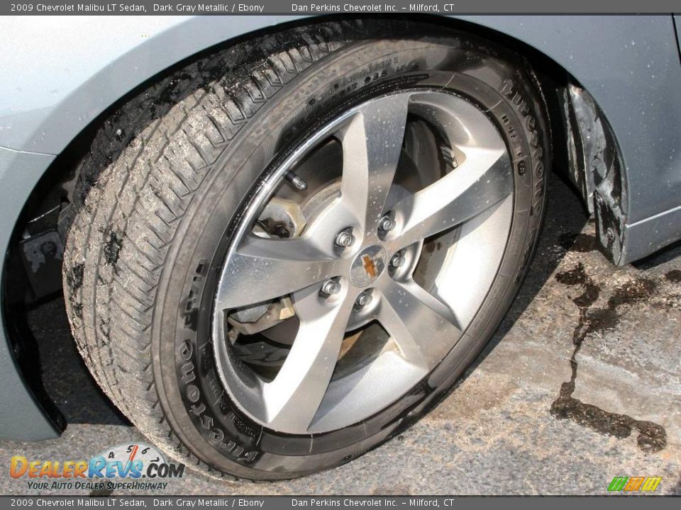 2009 Chevrolet Malibu LT Sedan Dark Gray Metallic / Ebony Photo #10