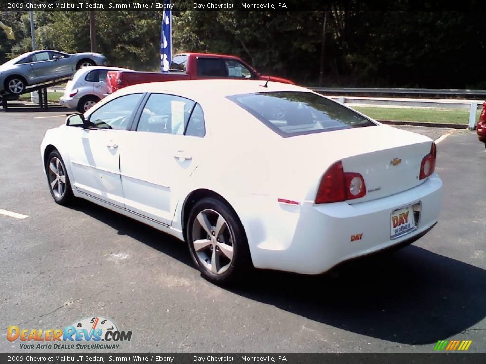 2009 Chevrolet Malibu LT Sedan Summit White / Ebony Photo #6