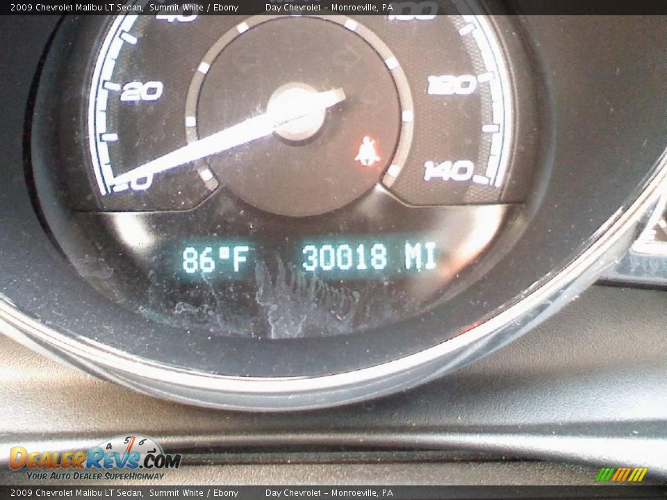 2009 Chevrolet Malibu LT Sedan Summit White / Ebony Photo #17
