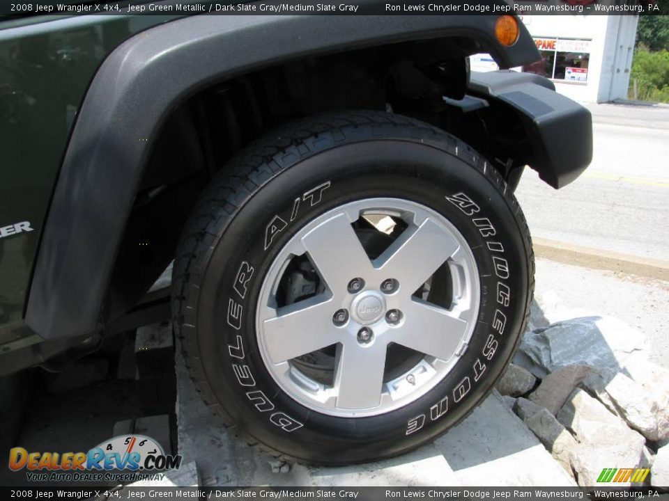 2008 Jeep Wrangler X 4x4 Jeep Green Metallic / Dark Slate Gray/Medium Slate Gray Photo #5