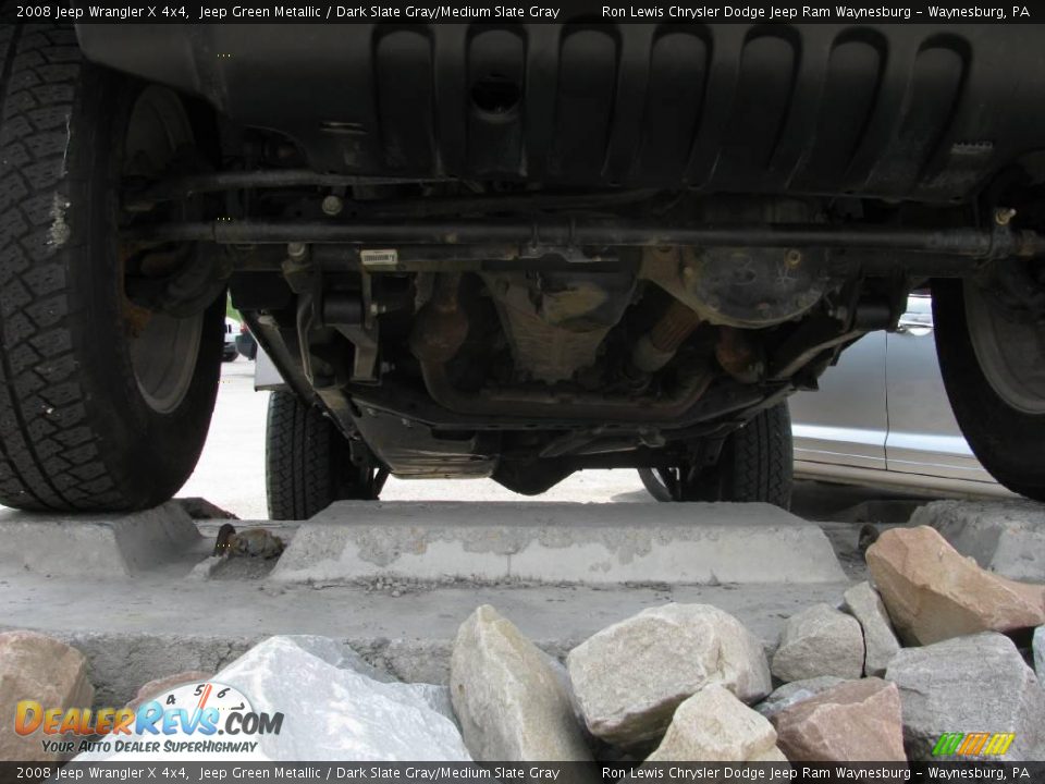 2008 Jeep Wrangler X 4x4 Jeep Green Metallic / Dark Slate Gray/Medium Slate Gray Photo #11