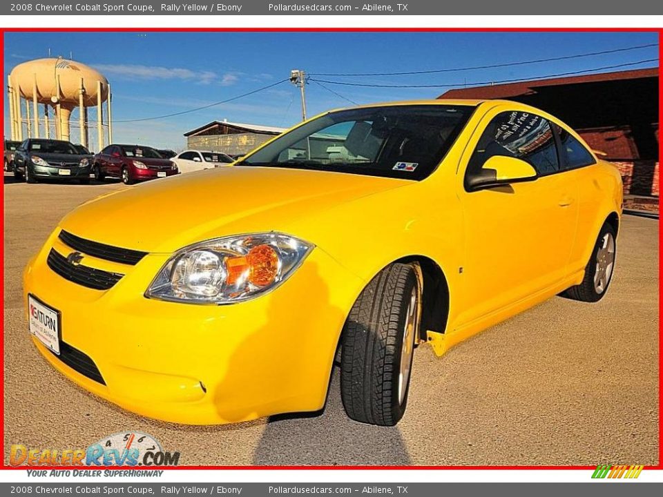 2008 Chevrolet Cobalt Sport Coupe Rally Yellow / Ebony Photo #1