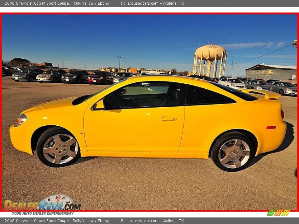 2008 Chevrolet Cobalt Sport Coupe Rally Yellow / Ebony Photo #2