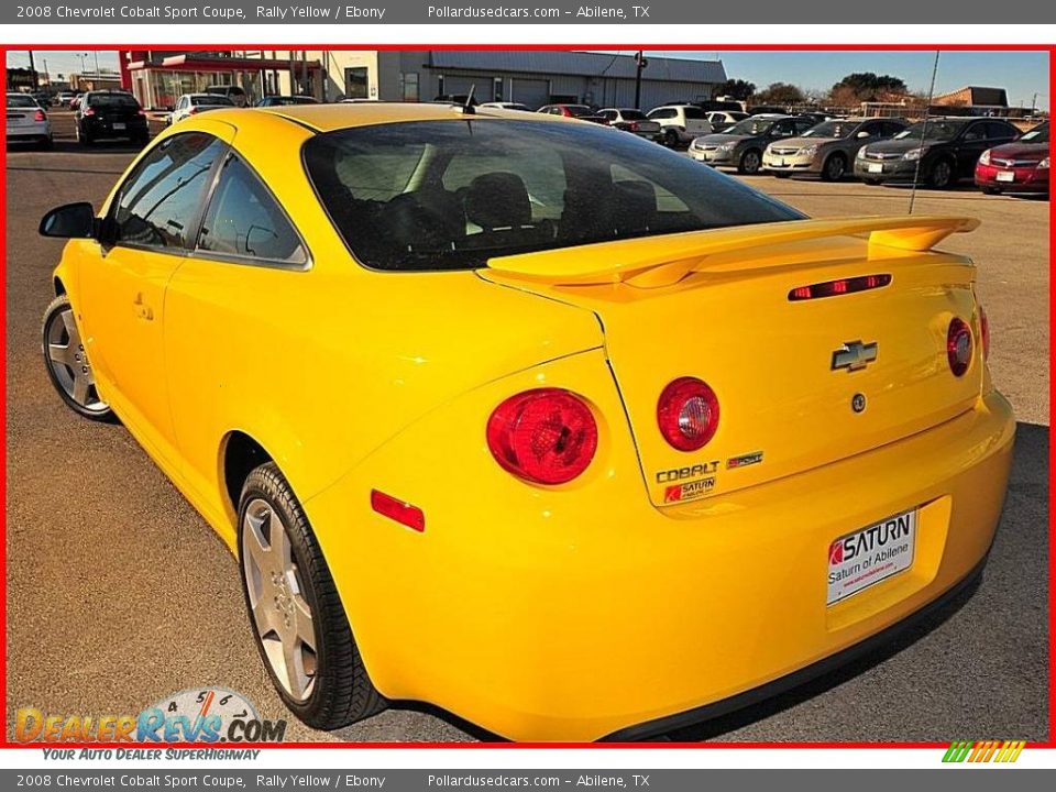 2008 Chevrolet Cobalt Sport Coupe Rally Yellow / Ebony Photo #3