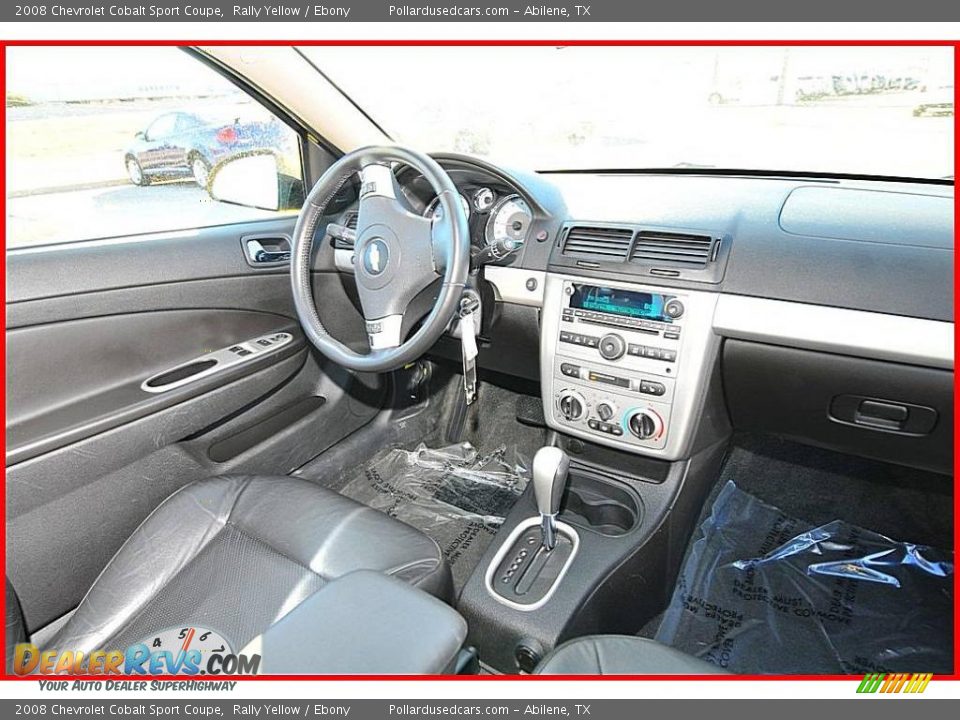 2008 Chevrolet Cobalt Sport Coupe Rally Yellow / Ebony Photo #17