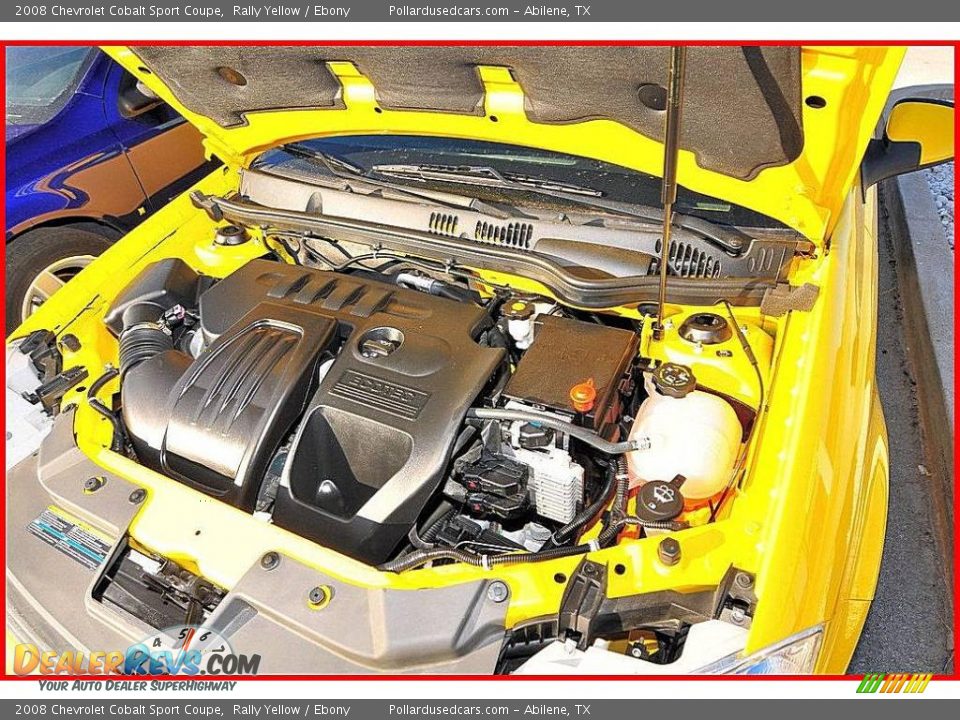 2008 Chevrolet Cobalt Sport Coupe Rally Yellow / Ebony Photo #25