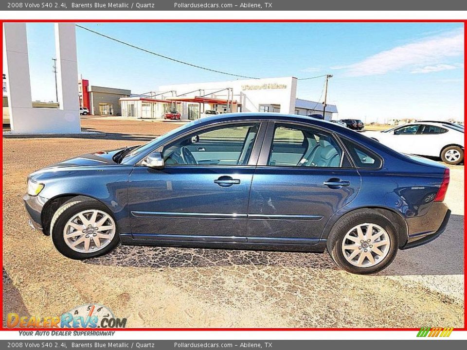 2008 Volvo S40 2.4i Barents Blue Metallic / Quartz Photo #2