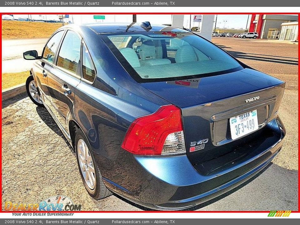 2008 Volvo S40 2.4i Barents Blue Metallic / Quartz Photo #3