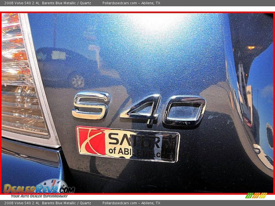 2008 Volvo S40 2.4i Barents Blue Metallic / Quartz Photo #5