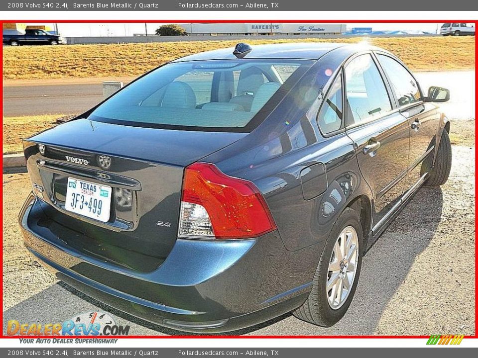 2008 Volvo S40 2.4i Barents Blue Metallic / Quartz Photo #6