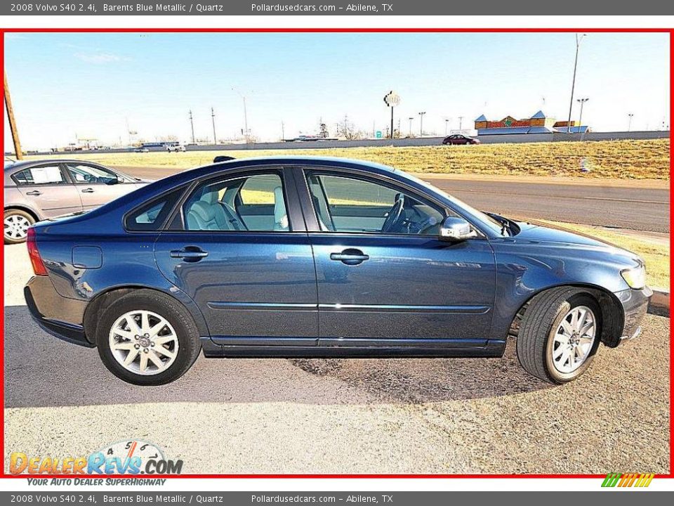 2008 Volvo S40 2.4i Barents Blue Metallic / Quartz Photo #7