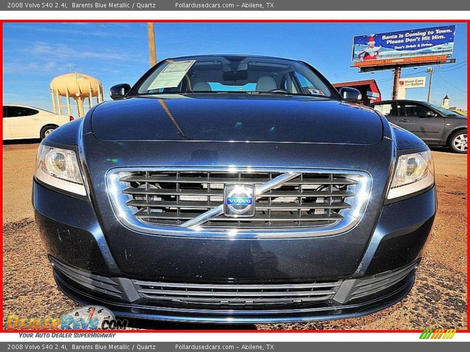 2008 Volvo S40 2.4i Barents Blue Metallic / Quartz Photo #9