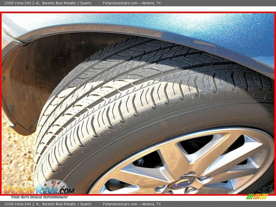2008 Volvo S40 2.4i Barents Blue Metallic / Quartz Photo #10