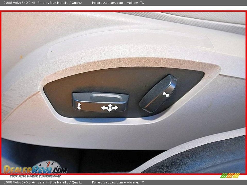 2008 Volvo S40 2.4i Barents Blue Metallic / Quartz Photo #12