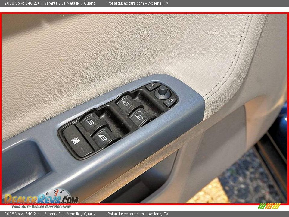 2008 Volvo S40 2.4i Barents Blue Metallic / Quartz Photo #13