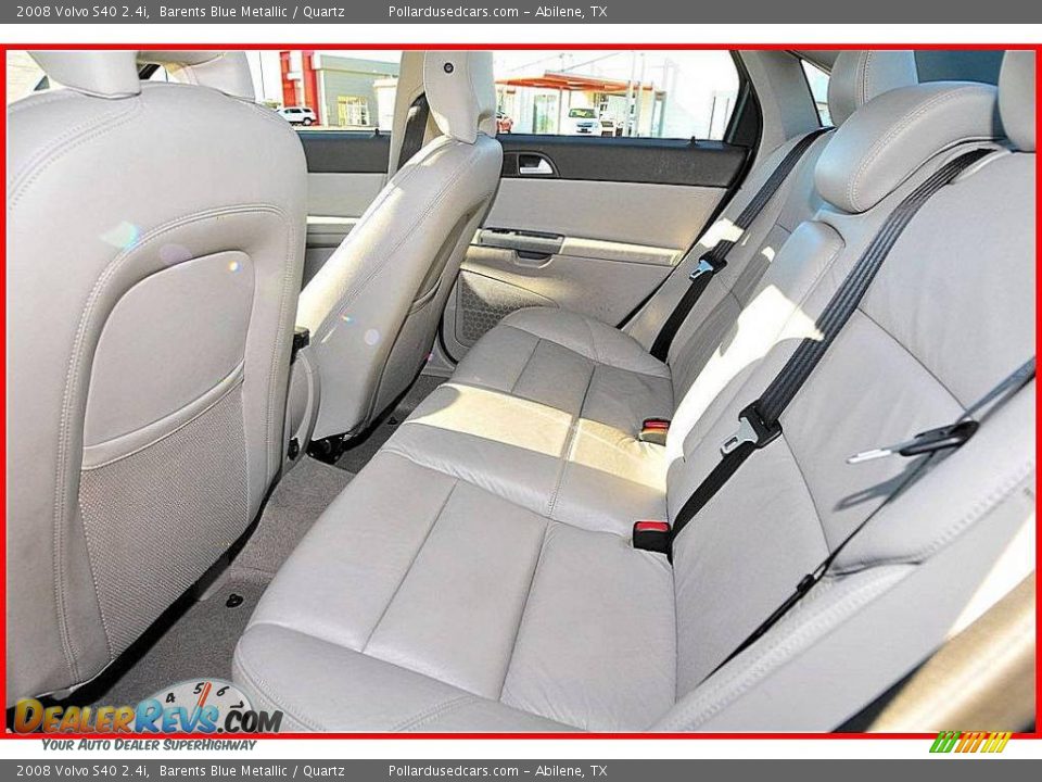 2008 Volvo S40 2.4i Barents Blue Metallic / Quartz Photo #15