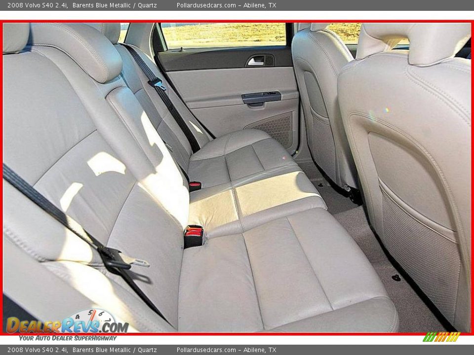 2008 Volvo S40 2.4i Barents Blue Metallic / Quartz Photo #16