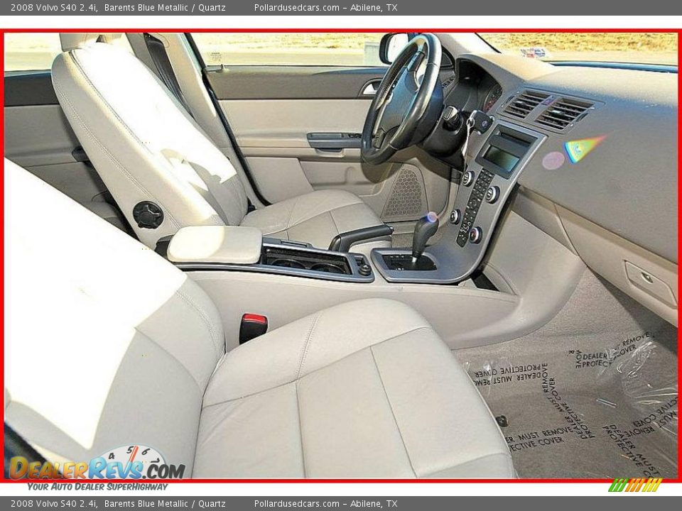 2008 Volvo S40 2.4i Barents Blue Metallic / Quartz Photo #17