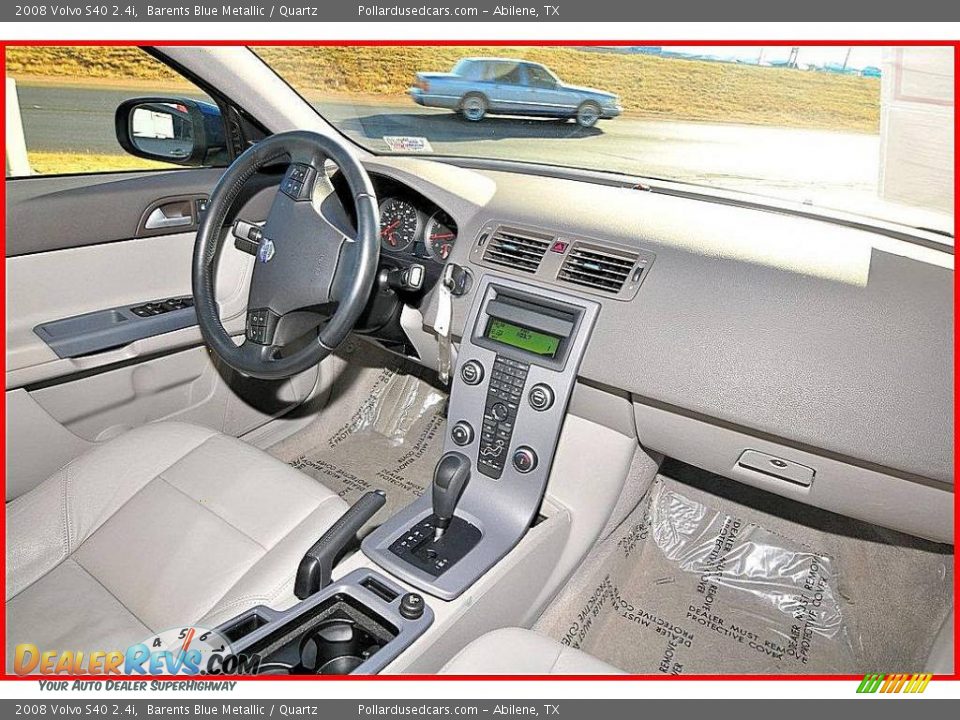 2008 Volvo S40 2.4i Barents Blue Metallic / Quartz Photo #18