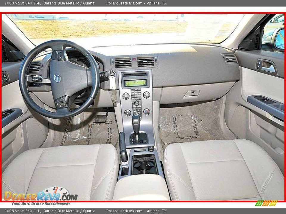 2008 Volvo S40 2.4i Barents Blue Metallic / Quartz Photo #20