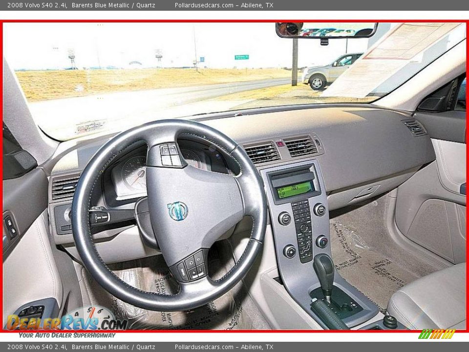 2008 Volvo S40 2.4i Barents Blue Metallic / Quartz Photo #21