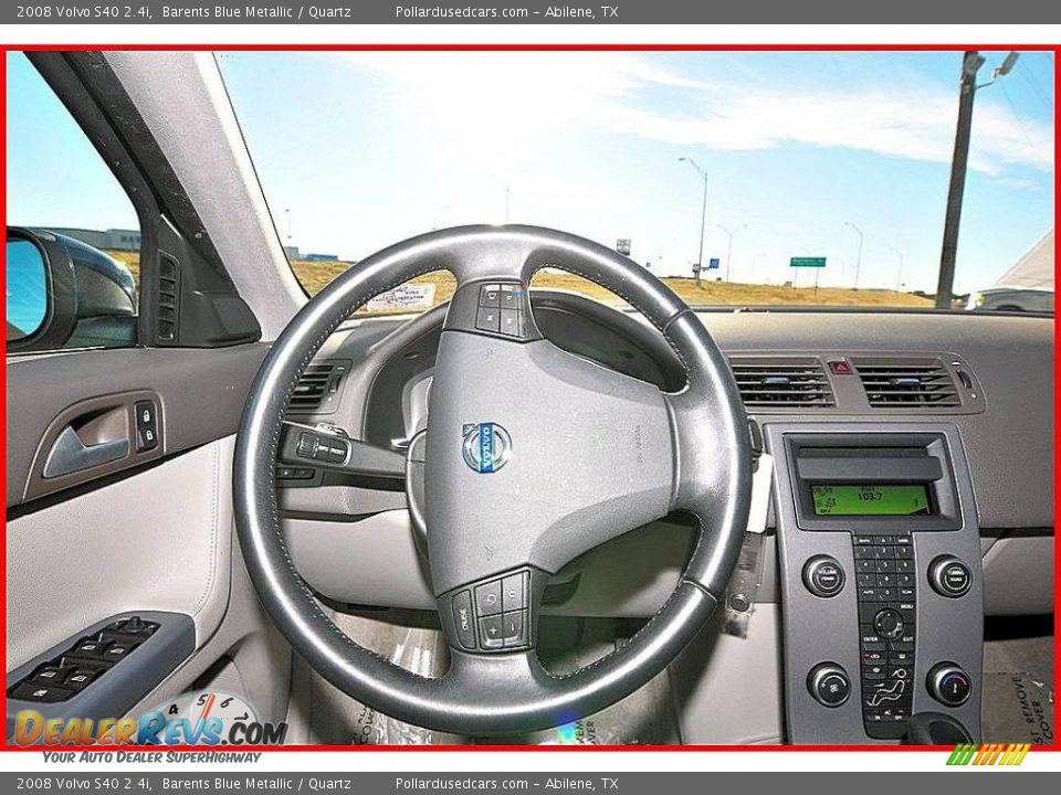 2008 Volvo S40 2.4i Barents Blue Metallic / Quartz Photo #22