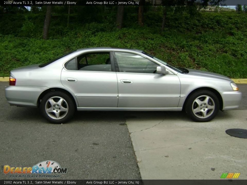 2002 Acura TL 3.2 Satin Silver Metallic / Ebony Photo #4