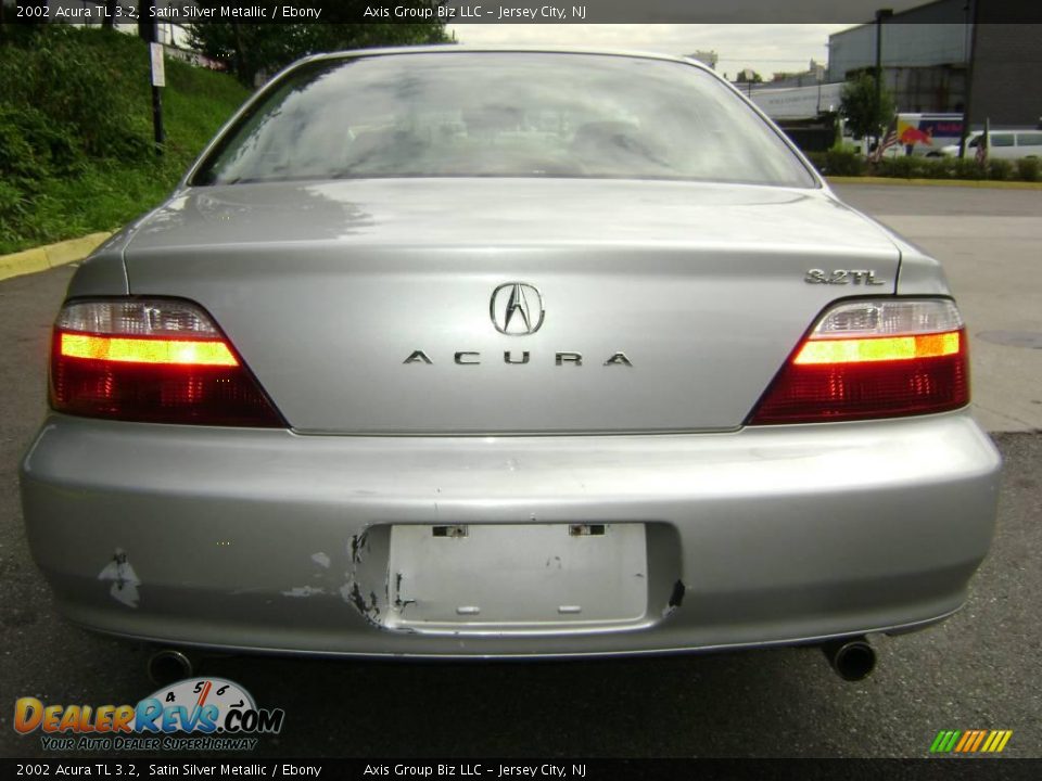 2002 Acura TL 3.2 Satin Silver Metallic / Ebony Photo #5