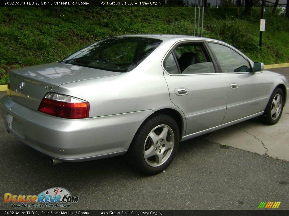 2002 Acura TL 3.2 Satin Silver Metallic / Ebony Photo #6
