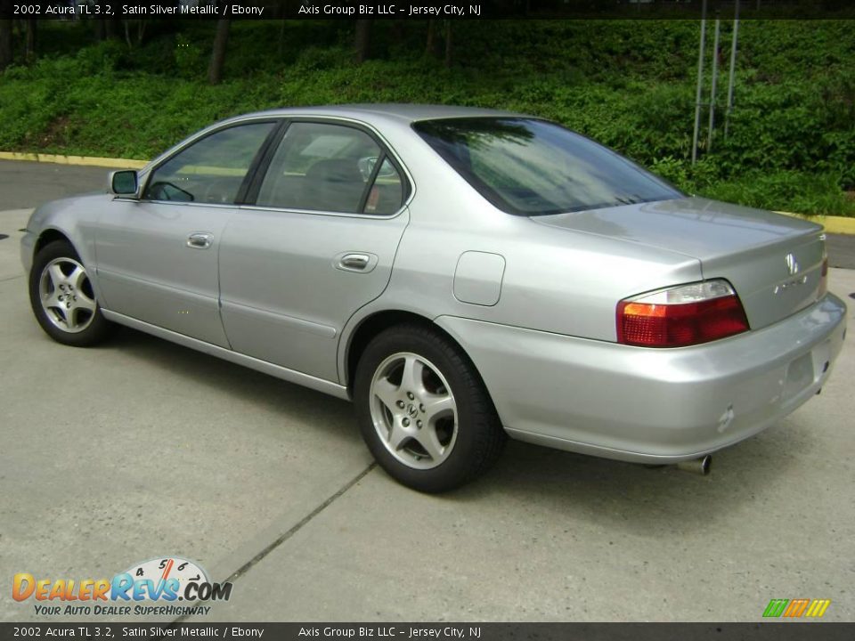 2002 Acura TL 3.2 Satin Silver Metallic / Ebony Photo #7