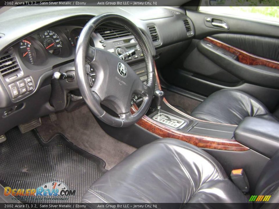 2002 Acura TL 3.2 Satin Silver Metallic / Ebony Photo #8