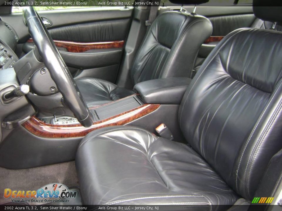 2002 Acura TL 3.2 Satin Silver Metallic / Ebony Photo #9