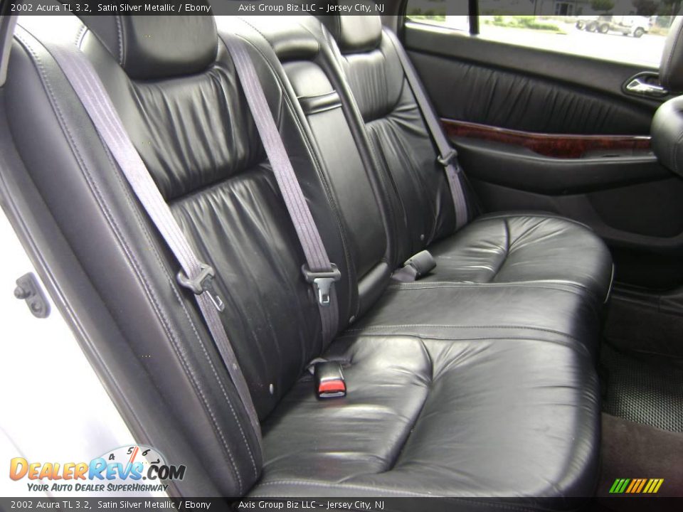 2002 Acura TL 3.2 Satin Silver Metallic / Ebony Photo #13