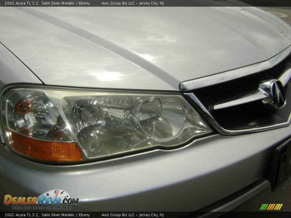 2002 Acura TL 3.2 Satin Silver Metallic / Ebony Photo #18