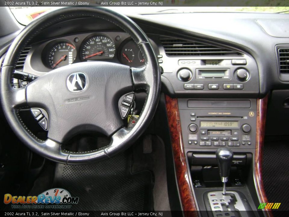 2002 Acura TL 3.2 Satin Silver Metallic / Ebony Photo #19