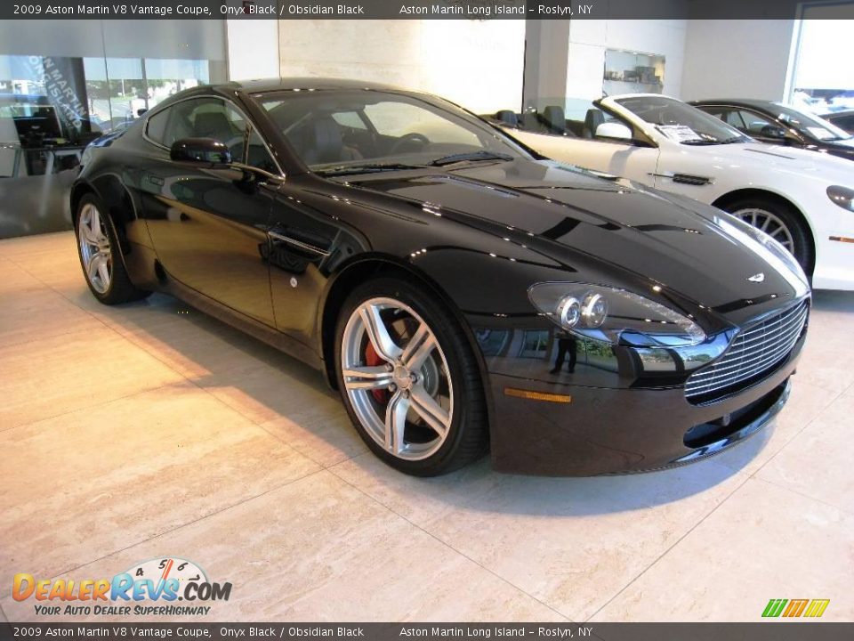 2009 Aston Martin V8 Vantage Coupe Onyx Black / Obsidian Black Photo #1