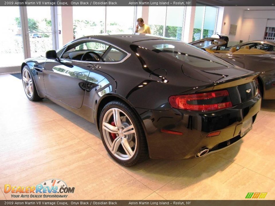 2009 Aston Martin V8 Vantage Coupe Onyx Black / Obsidian Black Photo #4