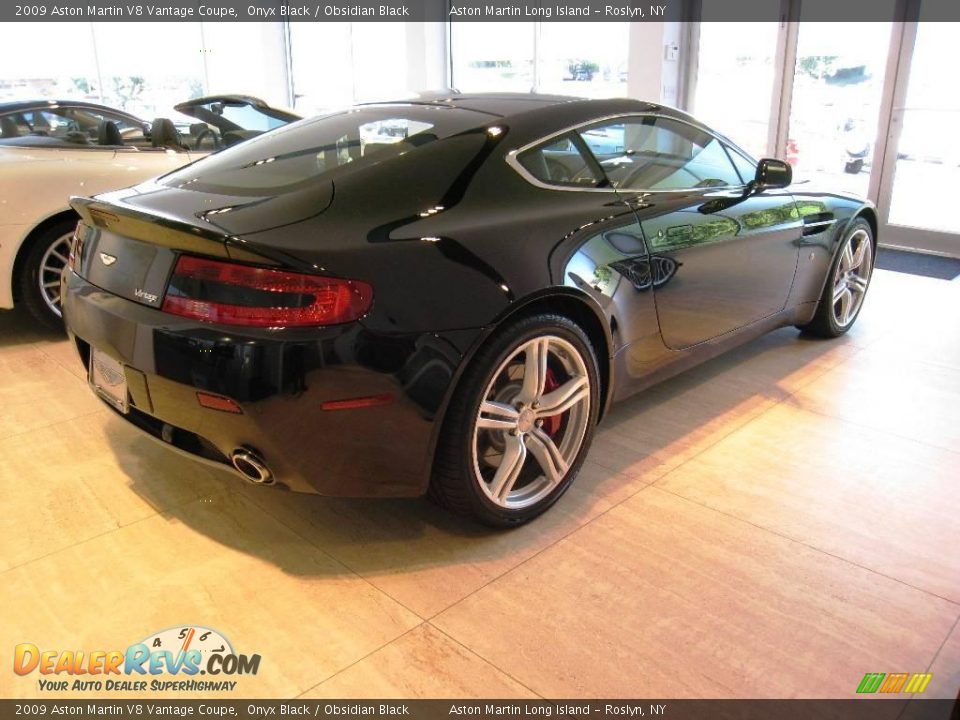 2009 Aston Martin V8 Vantage Coupe Onyx Black / Obsidian Black Photo #5