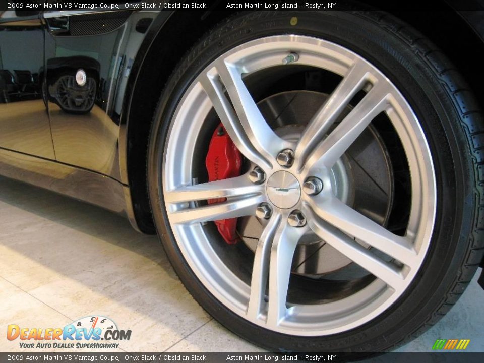 2009 Aston Martin V8 Vantage Coupe Onyx Black / Obsidian Black Photo #6