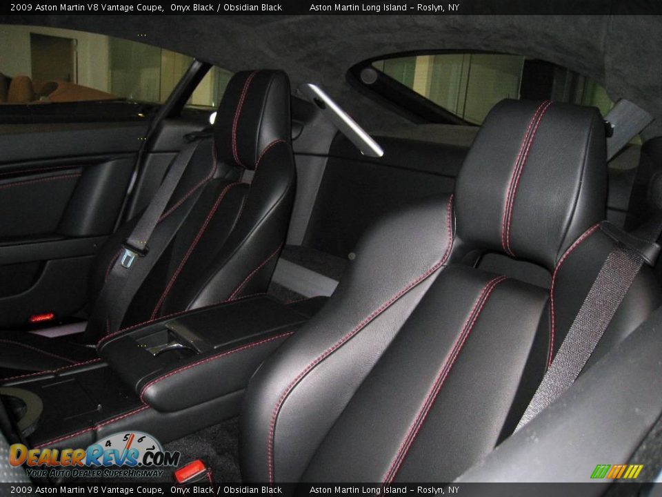 2009 Aston Martin V8 Vantage Coupe Onyx Black / Obsidian Black Photo #9