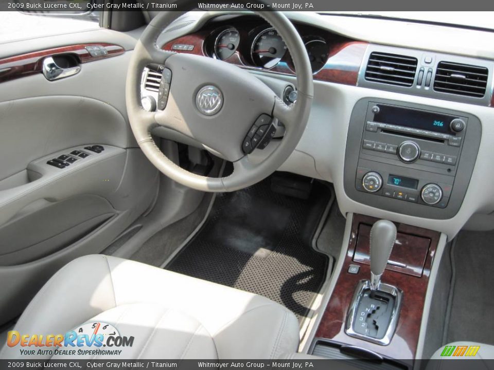 2009 Buick Lucerne CXL Cyber Gray Metallic / Titanium Photo #7