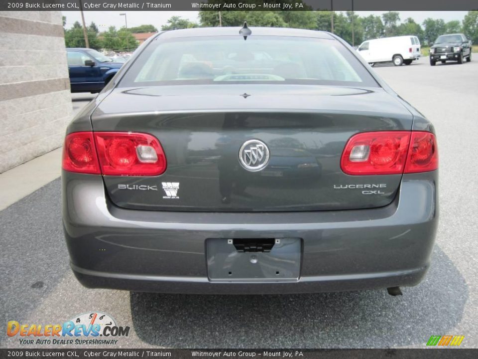 2009 Buick Lucerne CXL Cyber Gray Metallic / Titanium Photo #8