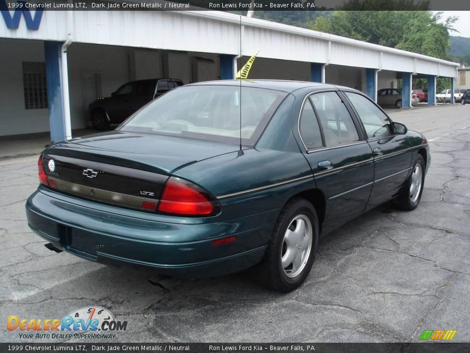 1999 Chevrolet Lumina LTZ Dark Jade Green Metallic / Neutral Photo #2