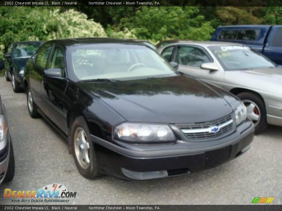 2002 Chevrolet Impala LS Black / Neutral Photo #1