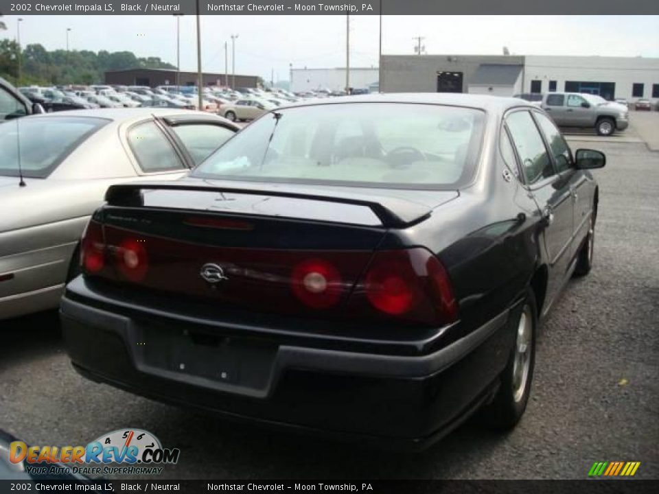 2002 Chevrolet Impala LS Black / Neutral Photo #2