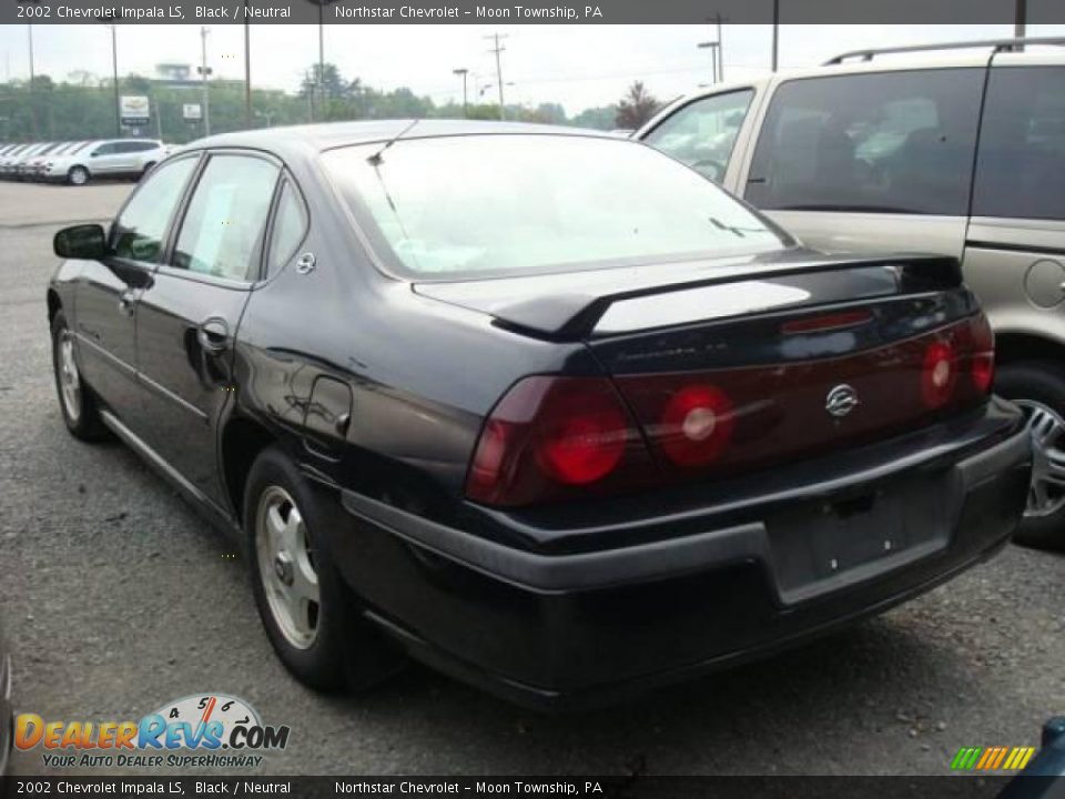2002 Chevrolet Impala LS Black / Neutral Photo #4
