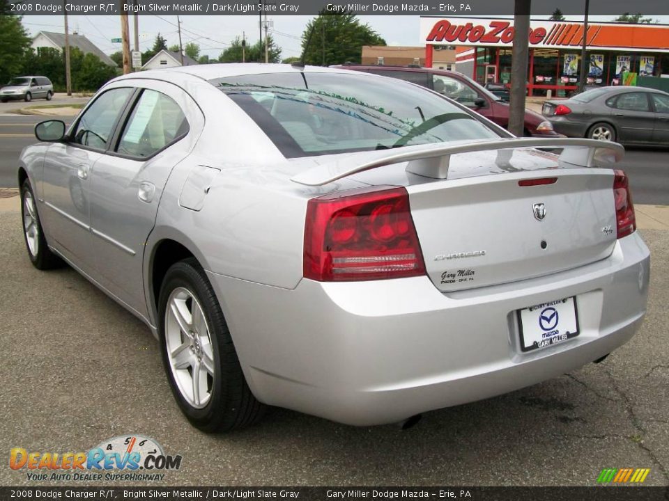2008 Dodge Charger R/T Bright Silver Metallic / Dark/Light Slate Gray Photo #2