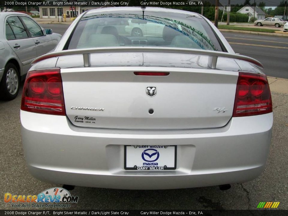 2008 Dodge Charger R/T Bright Silver Metallic / Dark/Light Slate Gray Photo #3