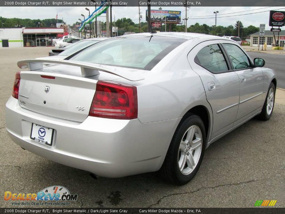 2008 Dodge Charger R/T Bright Silver Metallic / Dark/Light Slate Gray Photo #5