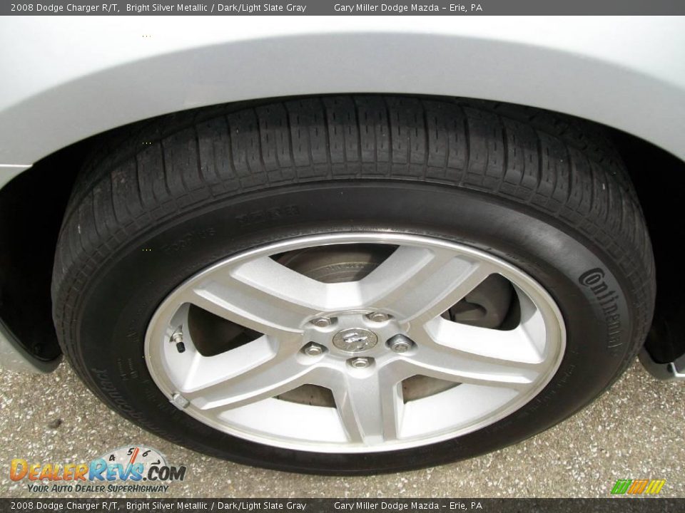 2008 Dodge Charger R/T Bright Silver Metallic / Dark/Light Slate Gray Photo #9